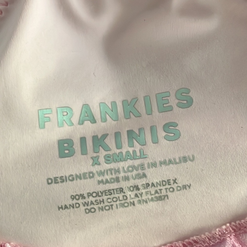 Frankie's Harlow Striped Velvet Bikini Top - Picture 4 of 9